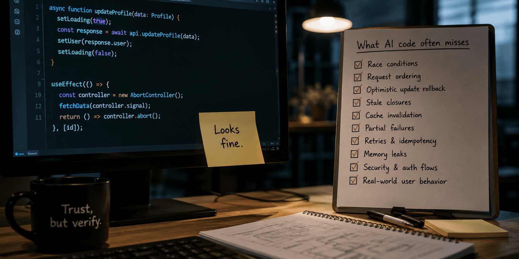 The biggest problem with AI-generated code isn’t bugs. It’s false confidence.